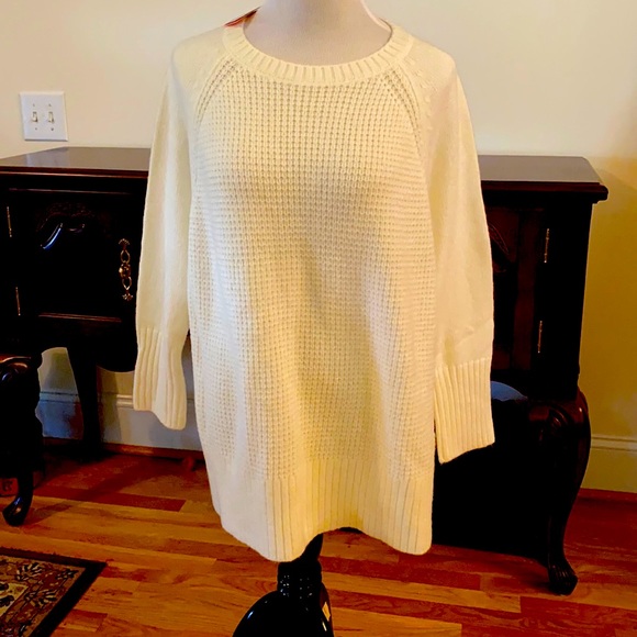 Off White LOFT Sweater - Picture 1 of 7